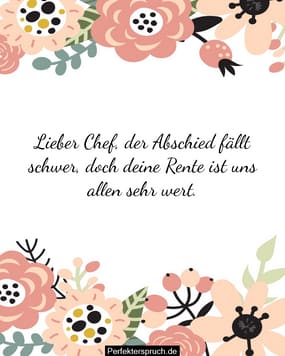 150 Abschiedsgrüße und Botschaften zur Rente für den Chef