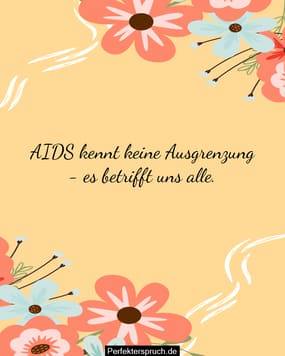 WeltAIDSTag Wünsche, BewusstseinsSprüche und Zitate