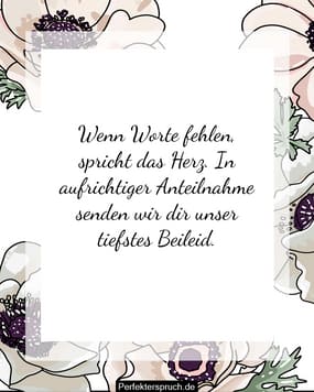 Beileidskarten Sprüche: Was man in eine Beileidskarte schreiben sollte