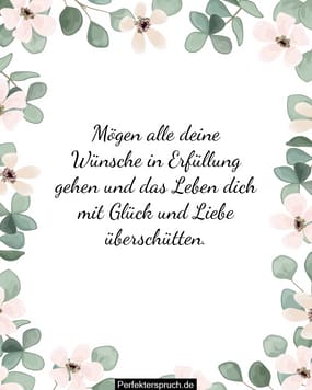 Wünsche Gehen In Erfüllung Spruch