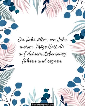 Christlicher Spruch Geburtstag