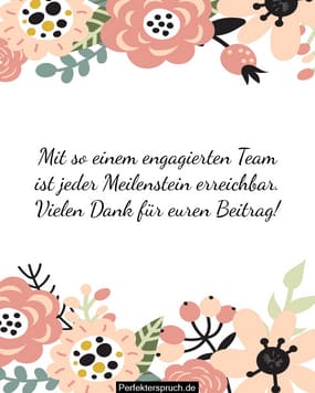 150 Dankes und GlückwunschSprüche für das Team