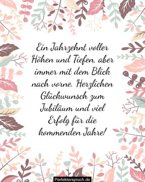 150 Firmenjubiläumswünsche und Sprüche