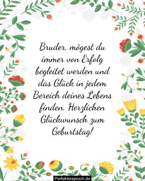 Gedicht Fr Bruder Zum Geburtstag