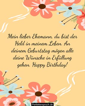 150 Beste Geburtstagswünsche Für Deinen Ehemann