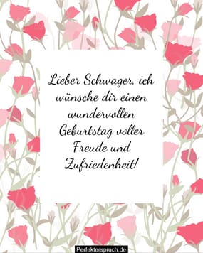150 Geburtstagswünsche für den Schwager