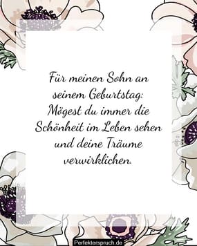 Süße Löwen-Geburtstagskarte Für Meinen Sohn – 20,5x13,5 Cm, Blanko Innen, Mit Umschlag, Von Mama