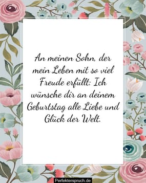Alles Gute Zum Geburtstag Mein Sohn Bilder