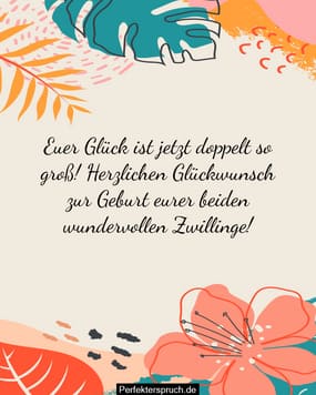 Zwillinge Baby Wünsche Glückwünsche Sprüche Für Zwillinge