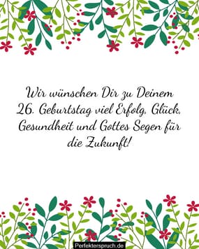 "Von Gott Für 26 Jahre Gesegnet" Hoodie - Geburtstags Pullover Für Männer & Frauen