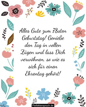Brainbox Candy Geburtstagskarte Zum 78. – Weißgold-Folienballon Design, Blanko Innen, Inkl. Goldenem Umschlag