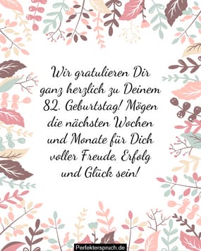 Gluckwunsche Zum 82 Geburtstag