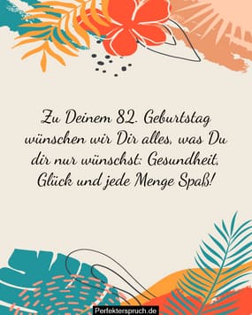 Gluckwunsche Zum 82 Geburtstag