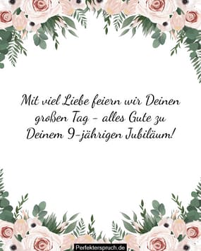 150 Glückwünsche zum 9. Geburtstag mit Bildern