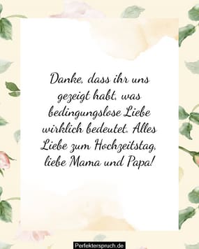 Sprche Zum Hochzeitstag Eltern