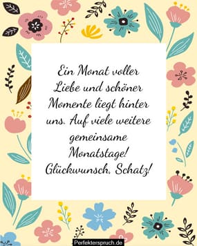 150 GlückwunschSprüche zum Monatstag für den Freund