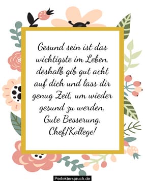 Gute Besserungs Spruche Fur Kollegen