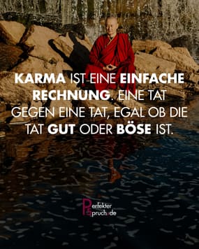Karma Sprüche mit Bildern zum herunterladen & kopieren