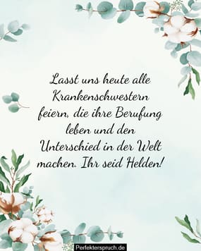 150 Glückwünsche zum Tag der Krankenschwestern, Sprüche und Zitate