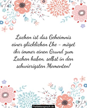 Lustige Hochzeitswünsche, Sprüche und Zitate