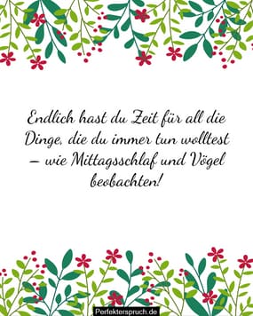 150 Lustige RuhestandsSprüche, Wünsche und Zitate