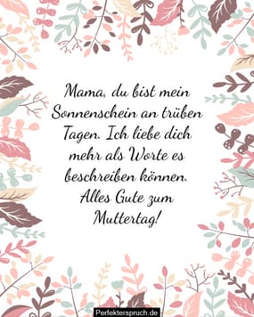 Über 150 glückliche Muttertagswünsche und Sprüche