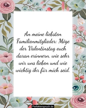 150 ValentinstagSprüche für die Familie