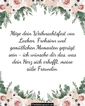 Weihnachtsbrief An Freundin