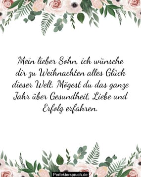 Weihnachtswunsche Fur Den Sohn