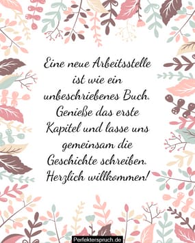 Sprüchefürneuearbeitsstelle