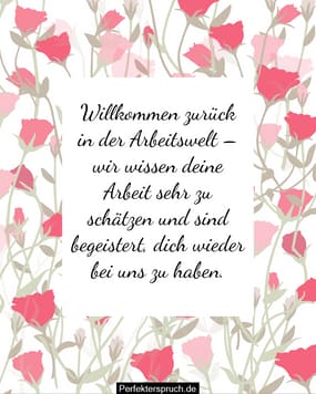 Willkommen Zurück Bei Der Arbeit Sprüche