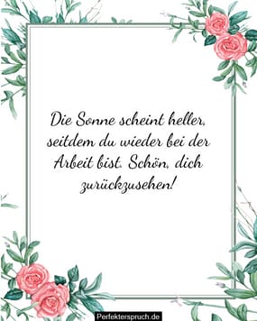 Willkommen Zurück Bei Der Arbeit Sprüche