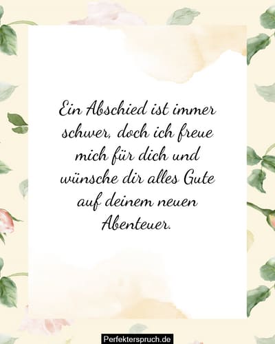 Beste Wünsche und AbschiedsSprüche an einen Freund, der ins Ausland geht