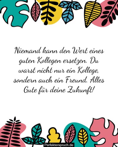AbschiedsSprüche für Mitarbeiter und Personal