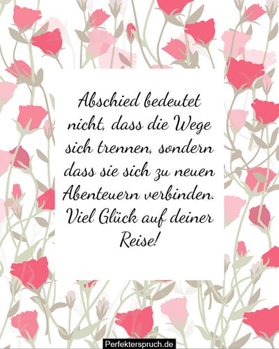 AbschiedsSprüche für Mitarbeiter und Personal