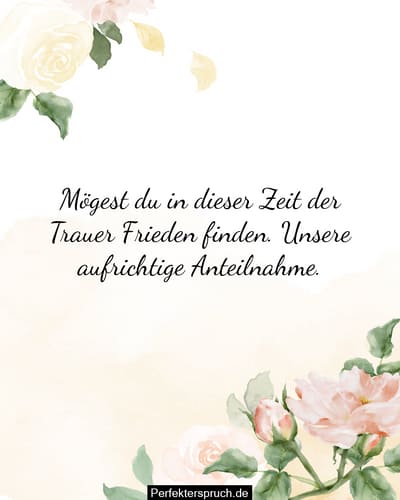 Beileidskarten Sprüche: Was man in eine Beileidskarte schreiben sollte