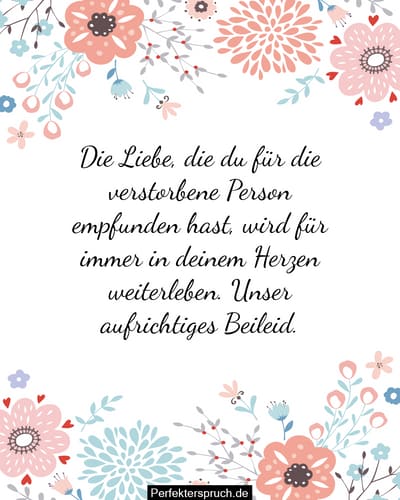 Beileidskarten Sprüche: Was man in eine Beileidskarte schreiben sollte