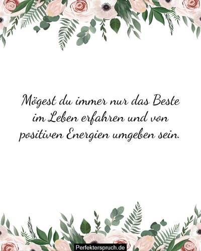 Beste Wünsche - Alle besten Zitate und Sprüche