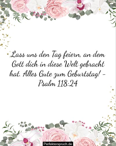 Bibelvers Geburtstag Frau