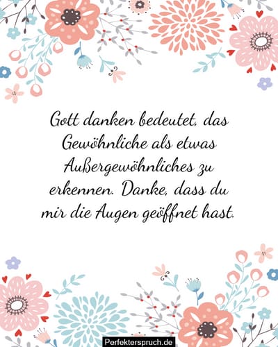 150 Danke Gott Sprüche und Zitate
