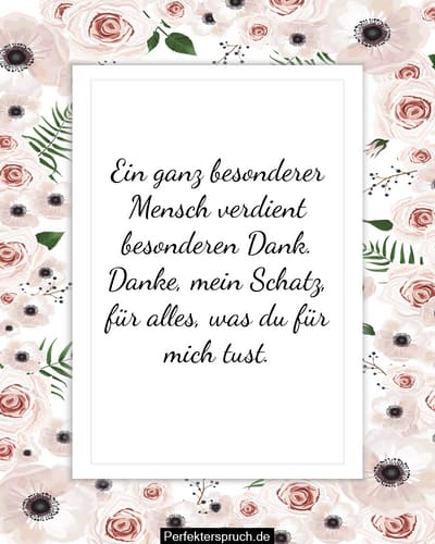 Danke Mein Schatz Für Alles Danke Mein Schatz Sprüche und Zitate