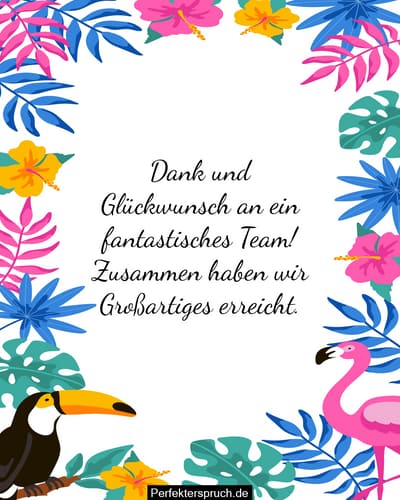 150 Dankes und GlückwunschSprüche für das Team