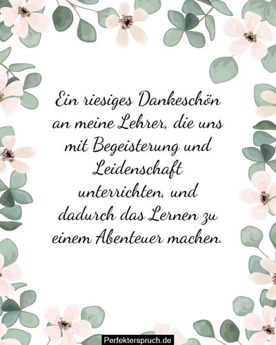 Danke Sagen An Eine Lehrerin 150 Dankeschön-Lehrer-Sprüche und Zitate
