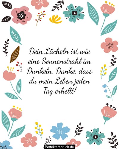 DanksagungsSprüche zum Schreiben in einer Dankeskarte