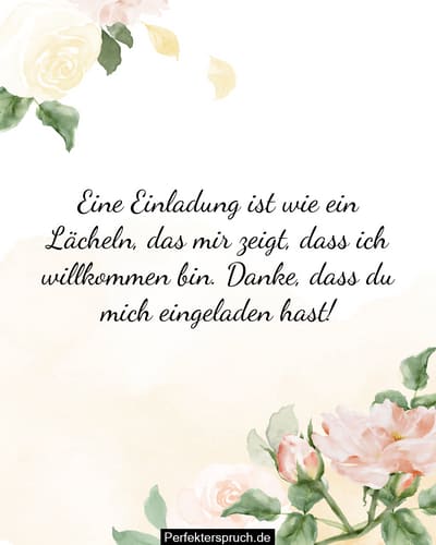 Danke Für Die Einladung Englisch 150 Beste DankesSprüche für eine Einladung