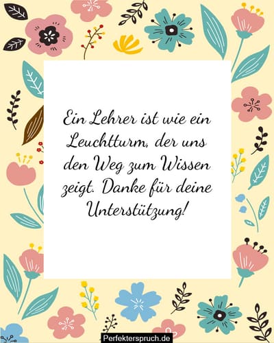 Wunderbar Dank An Lehrer Bilder