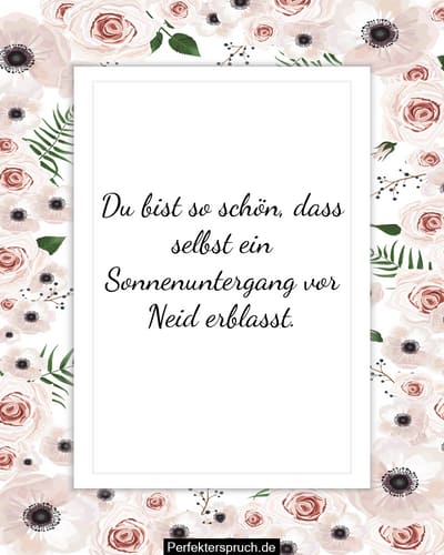 Du bist so schön Sprüche und Zitate