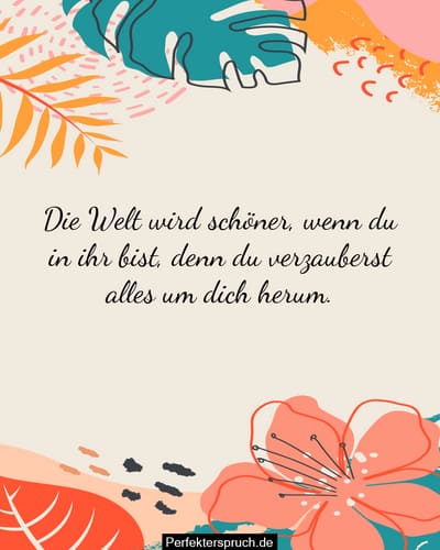 Du bist so schön Sprüche und Zitate