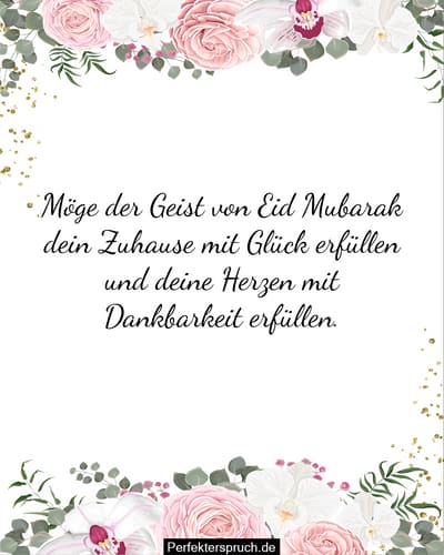 150 Eid Mubarak Wünsche, Sprüche und Grüße