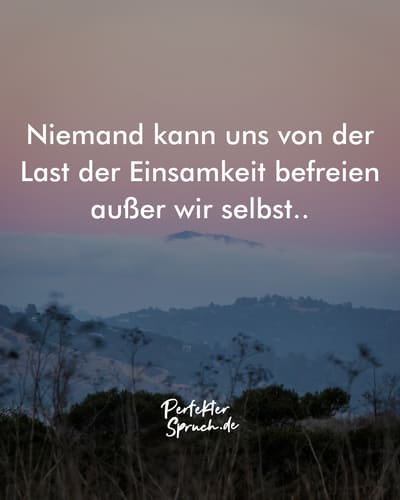 150 Einsamkeit Sprüche mit Bildern zum herunterladen (2023)